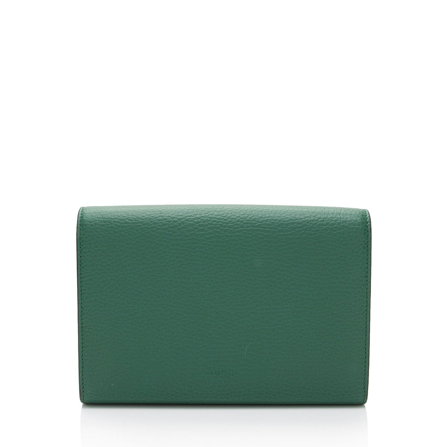 Gucci Leather Crystal Dionysus Chain Wallet (SHF-roOomv)