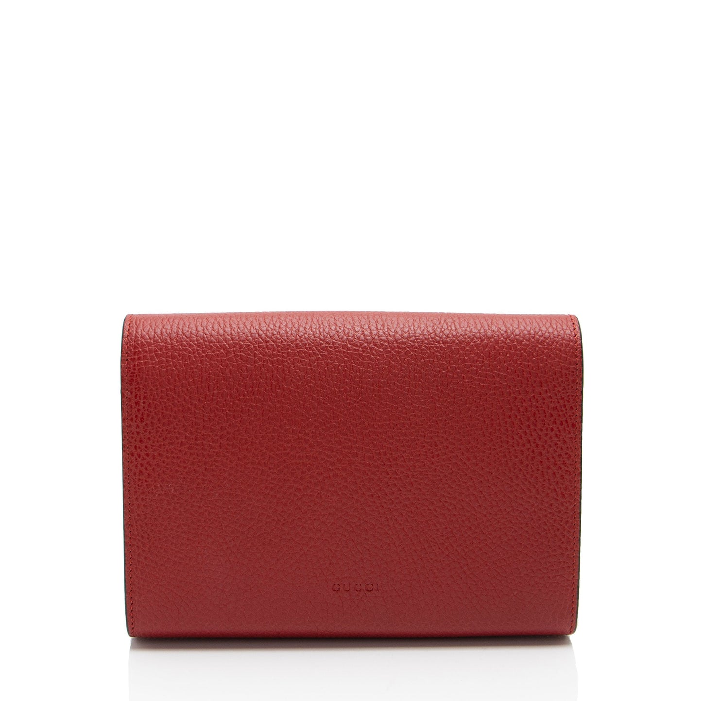 Gucci Leather Crystal Dionysus Chain Wallet