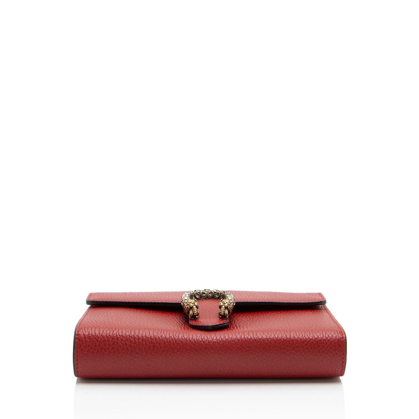 Gucci Leather Crystal Dionysus Chain Wallet
