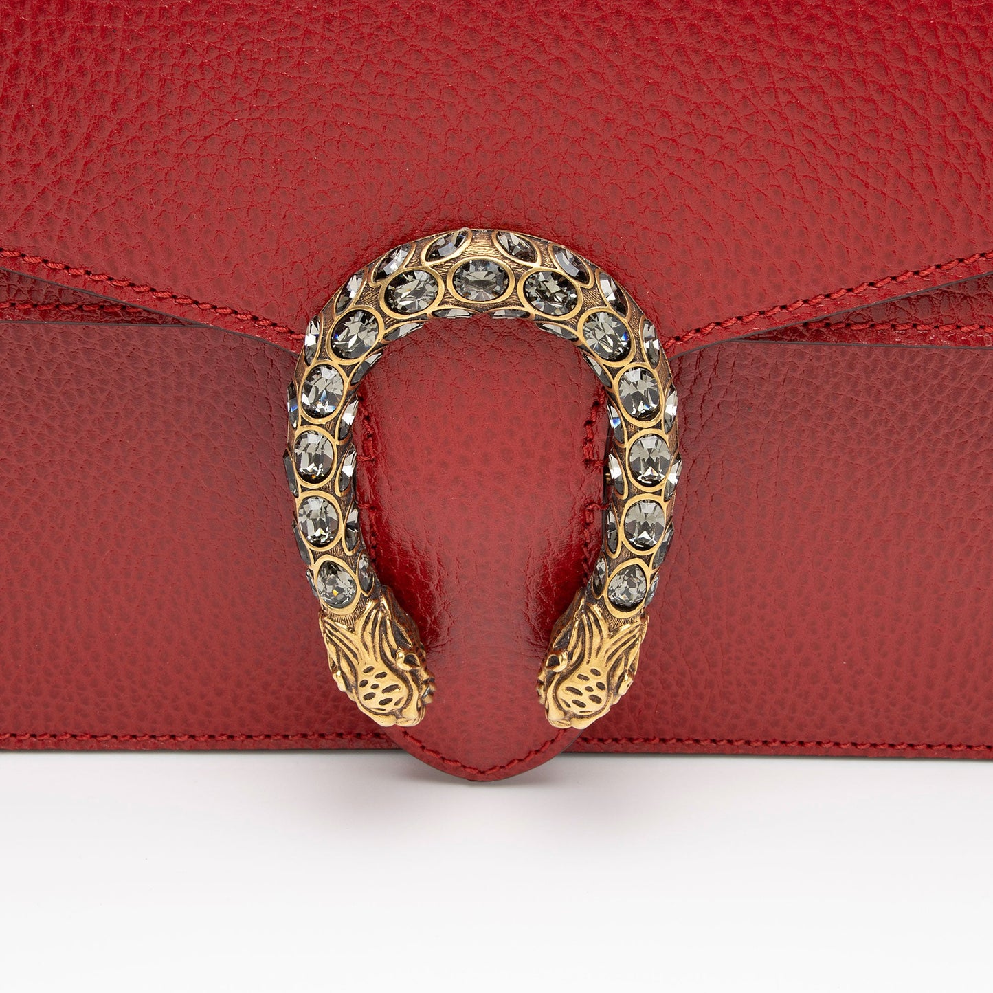 Gucci Leather Crystal Dionysus Small Shoulder Bag (SHF-wjYQEV)