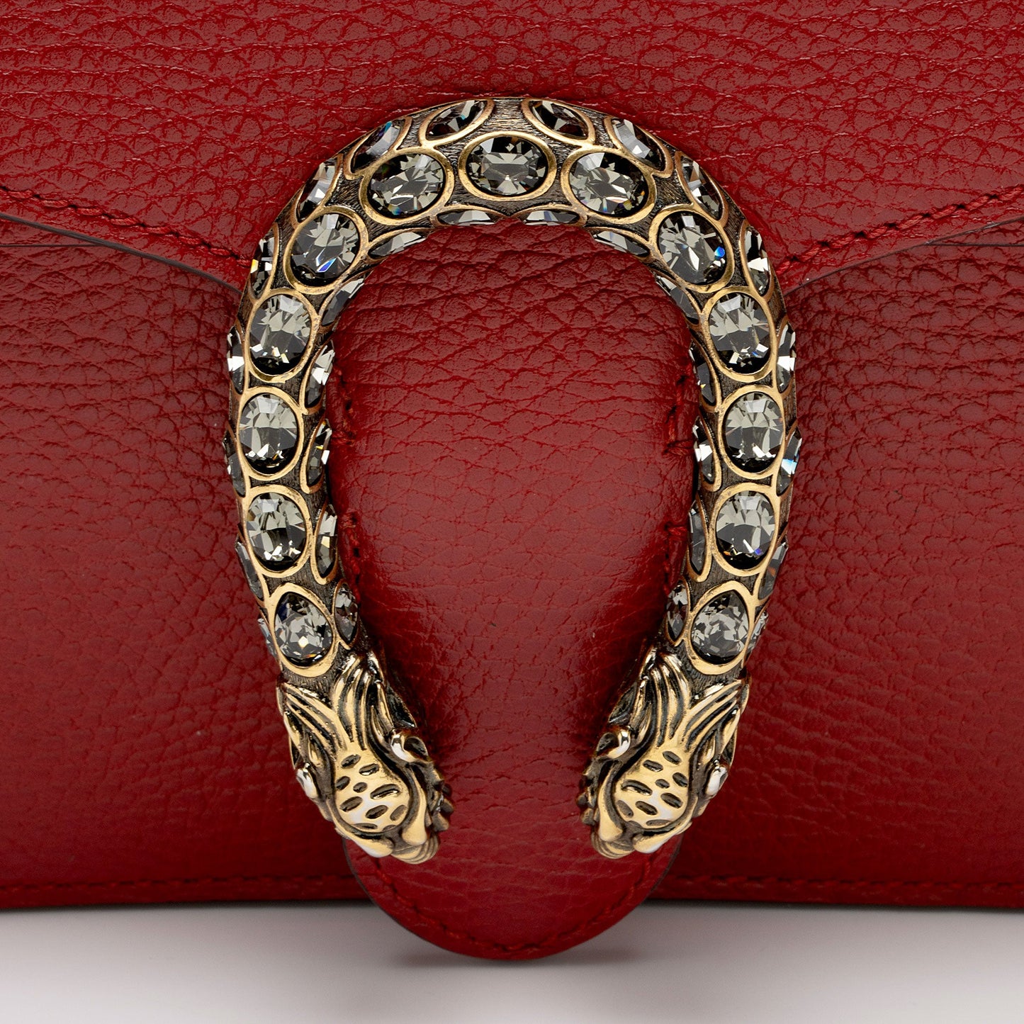 Gucci Leather Crystal Dionysus Small Shoulder Bag (SHF-JRvXni)
