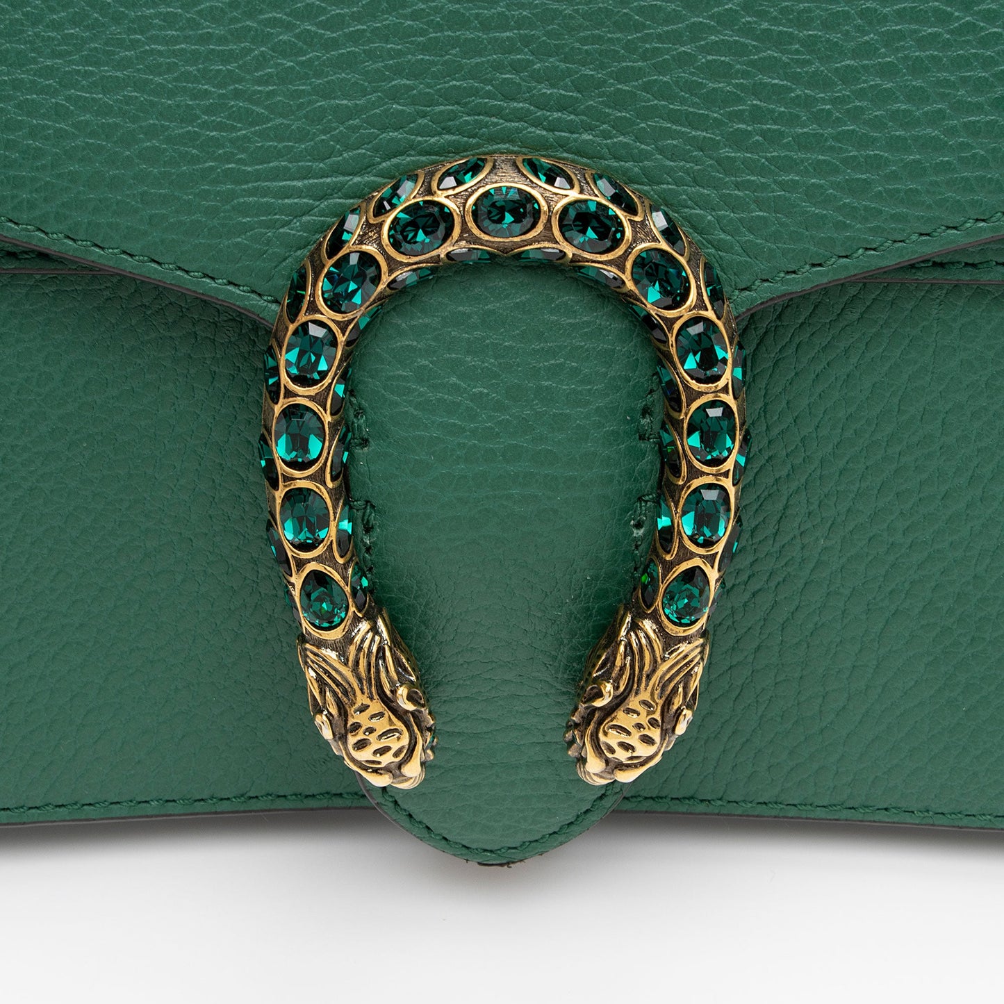 Gucci Leather Crystal Dionysus Small Shoulder Bag (SHF-0jMRJC)