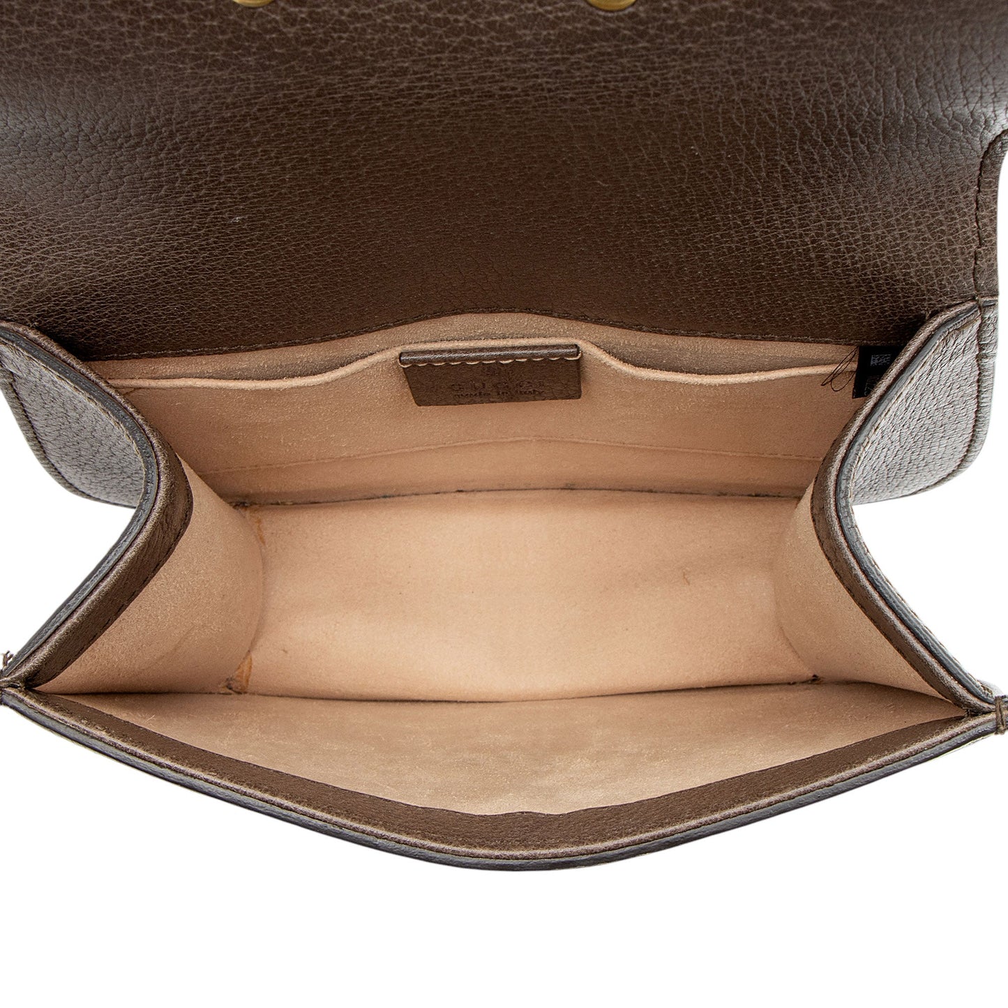 Gucci Leather Crystal Heart Linea Totem Small Crossbody