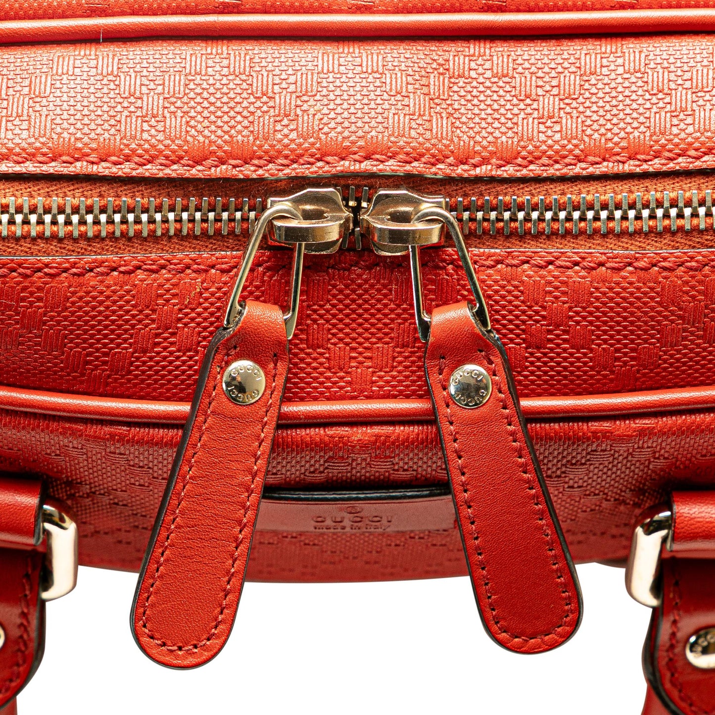 Gucci Leather Diamante Business Bag