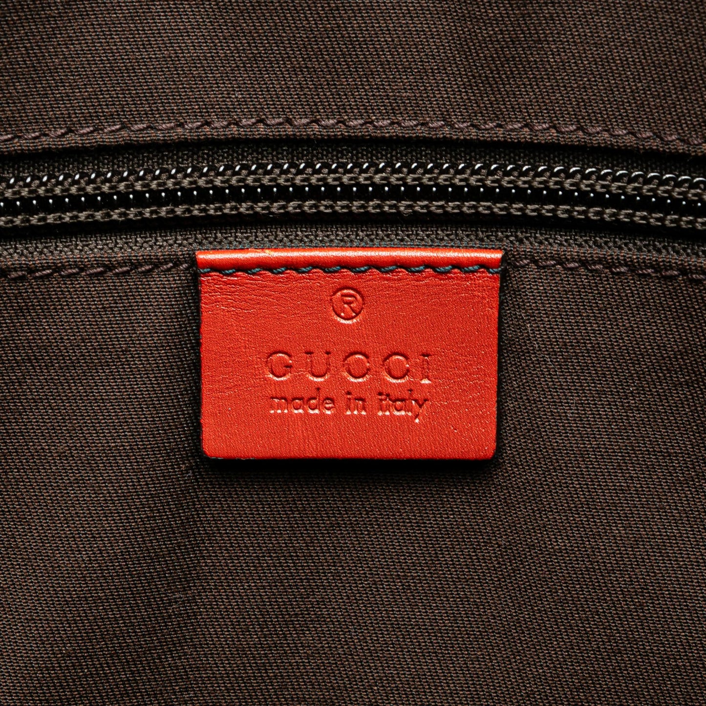 Gucci Leather Diamante Business Bag