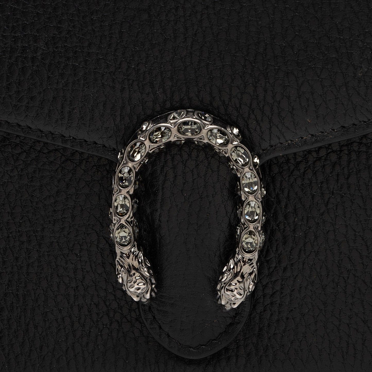 Gucci Leather Crystal Dionysus Chain Wallet (SHF-fJzaNK)