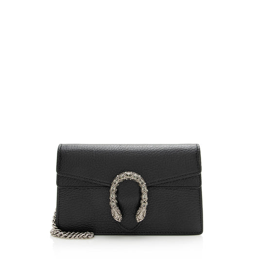 Gucci Leather Dionysus Super Mini Bag (SHF-22914)