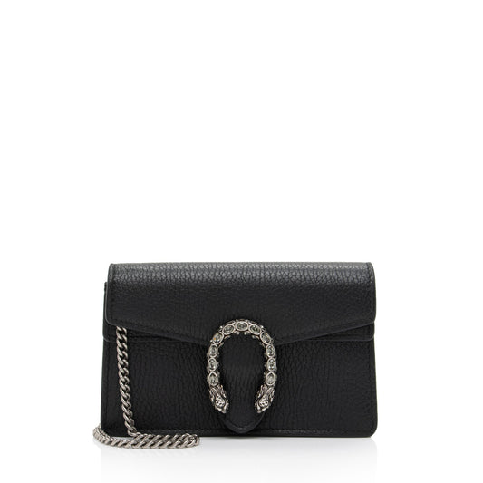 Gucci Leather Dionysus Super Mini Bag (SHF-vEOAxI)
