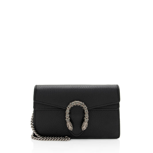 Gucci Leather Dionysus Super Mini Bag (SHF-eOfPPp)