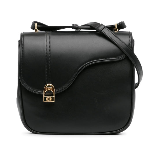 Gucci Leather Equestrian Crossbody (SHG-YHWrQK)