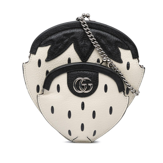 Gucci Leather Fruittini Strawberry Crossbody