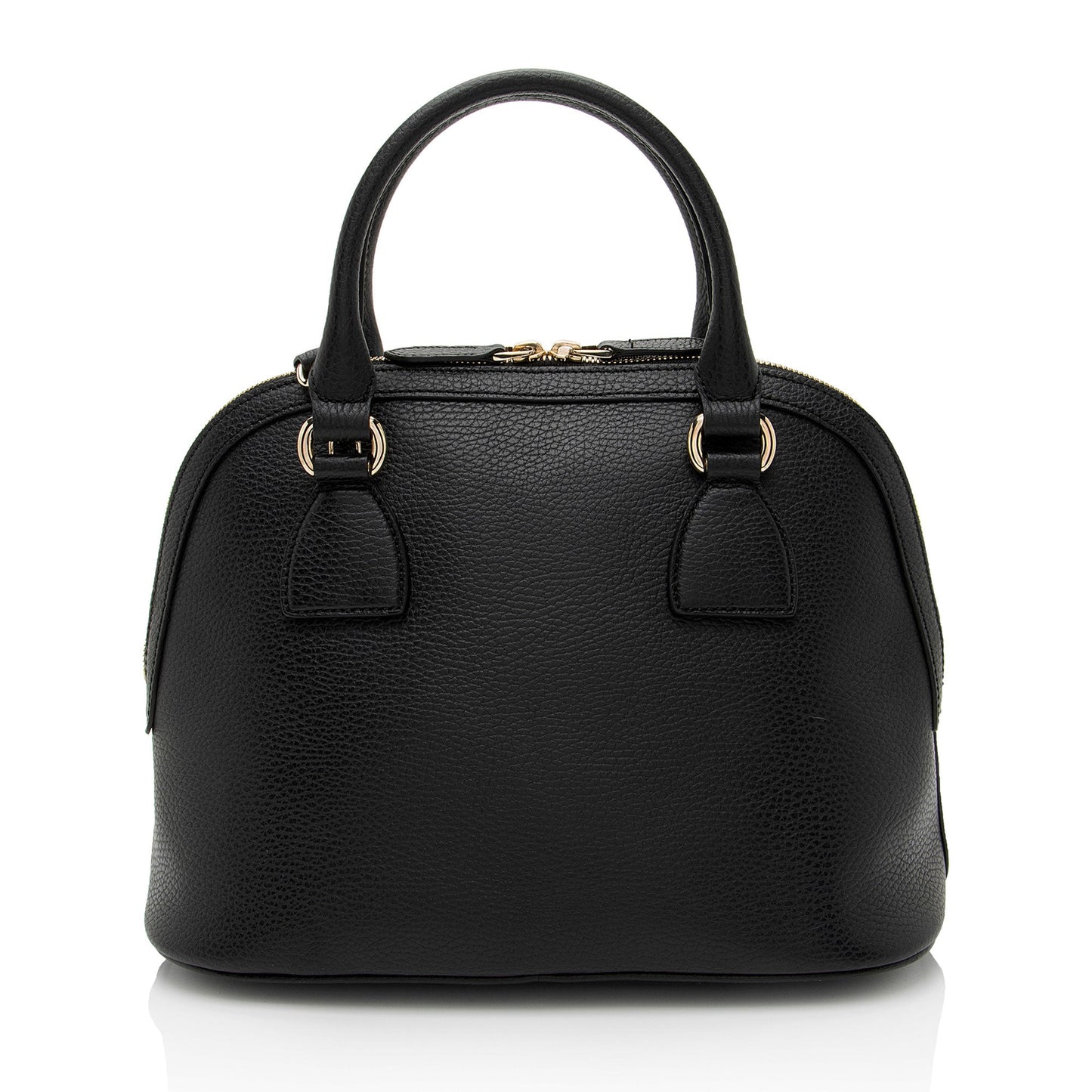 Gucci Leather GG Charm Dome Medium Satchel