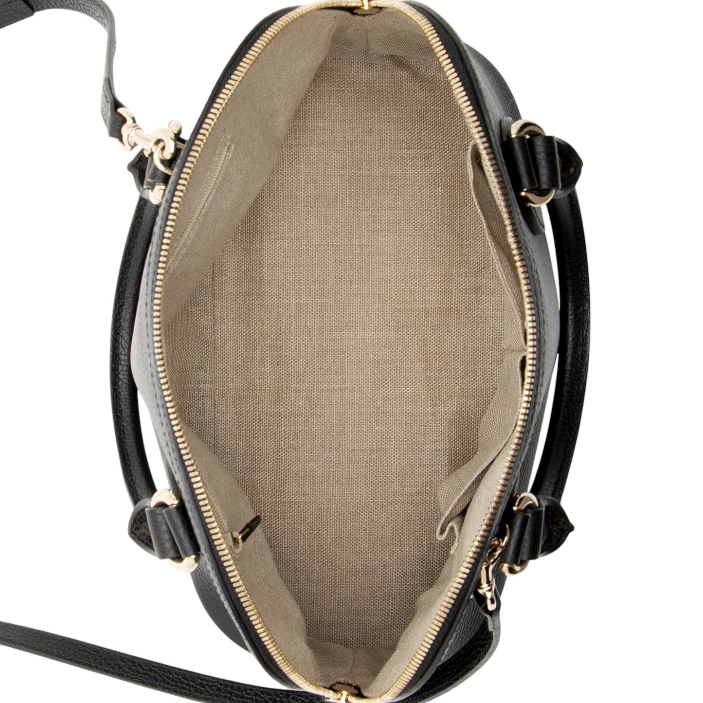 Gucci Leather GG Charm Dome Medium Satchel
