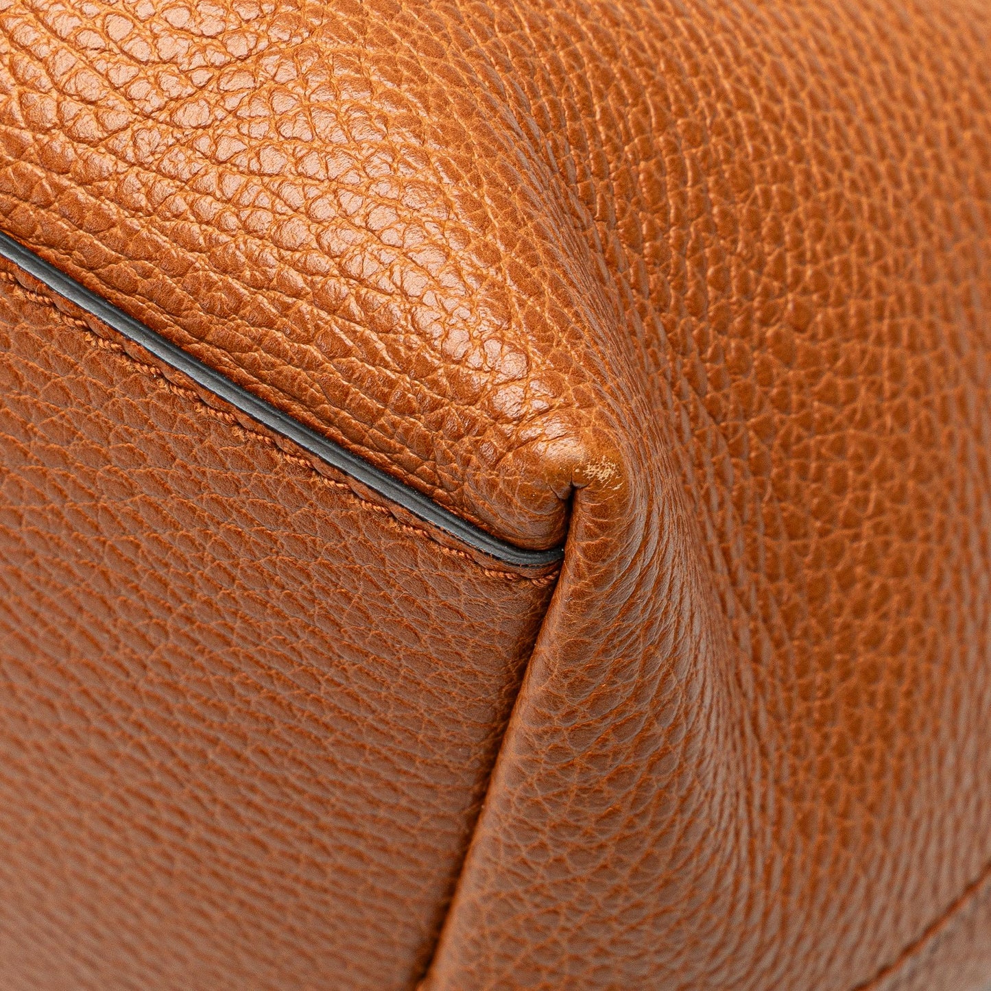 Gucci Leather GG Charm Dome Satchel