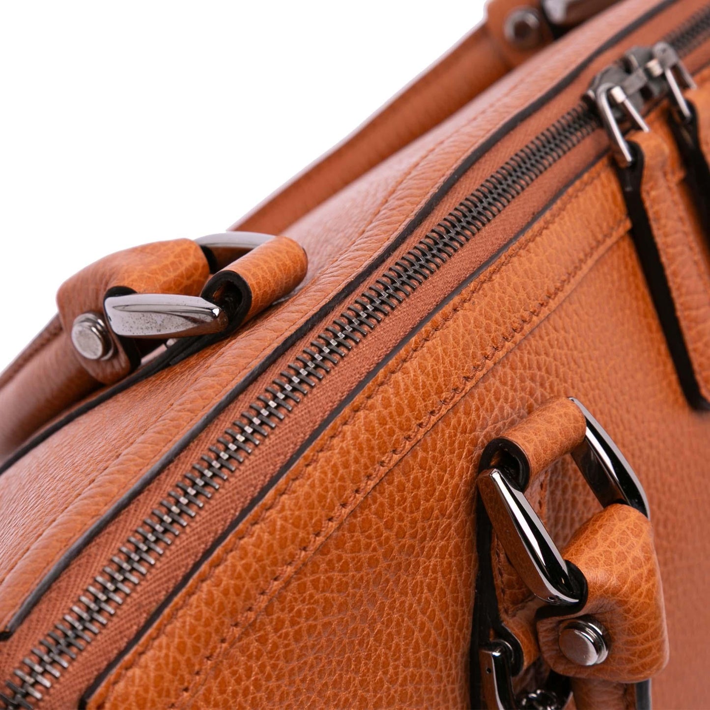 Gucci Leather GG Charm Dome Satchel