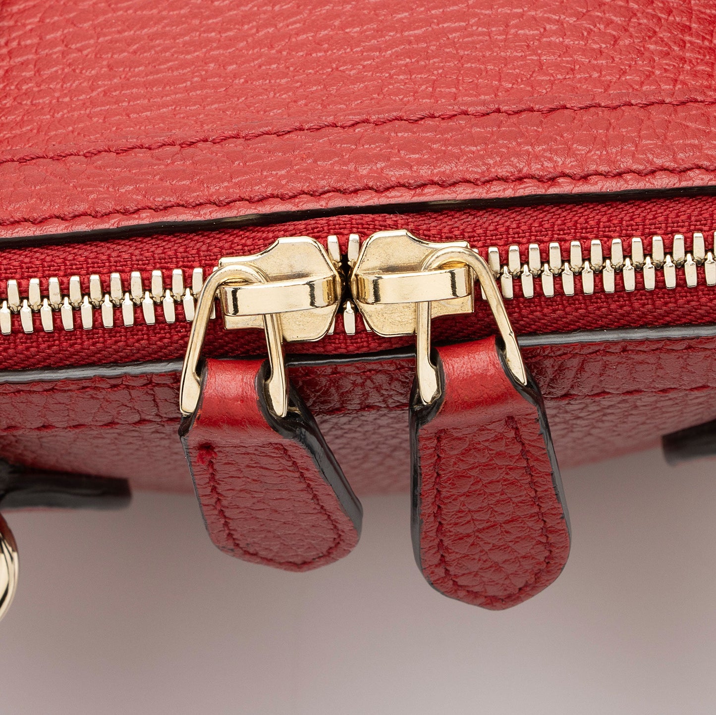 Gucci Leather GG Charm Dome Small Satchel