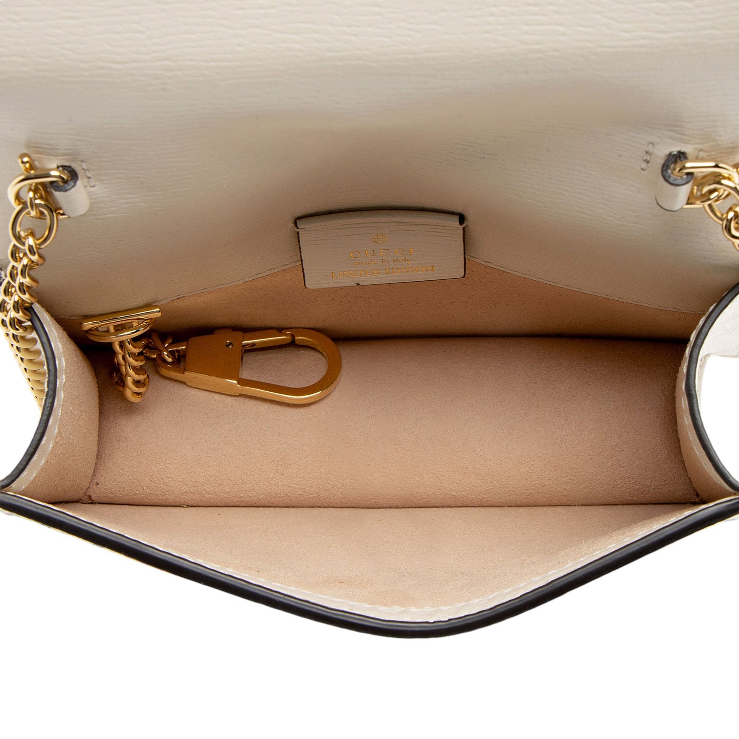 Gucci Leather GG Heart Stars Sylvie Super Mini Shoulder Bag