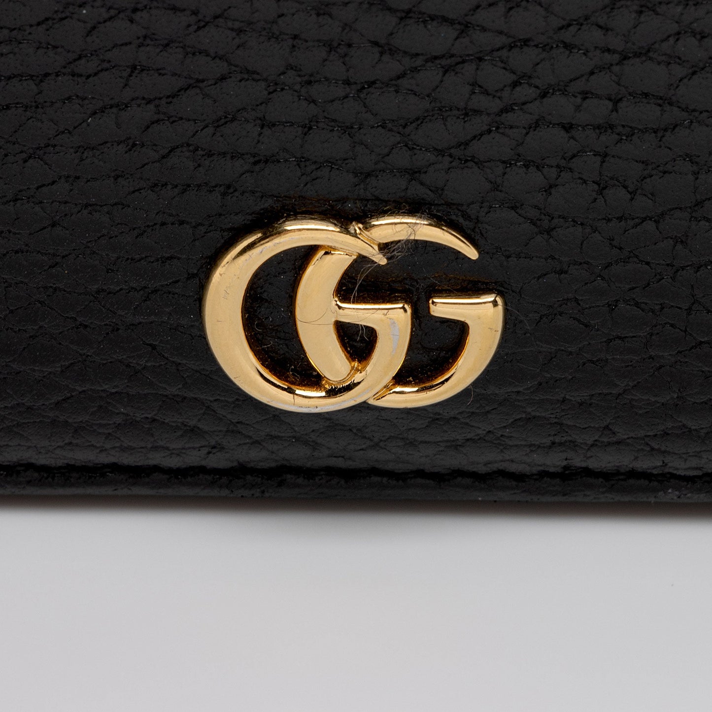 Gucci Leather GG Marmont Mini Chain Bag (SHF-x0poGV)