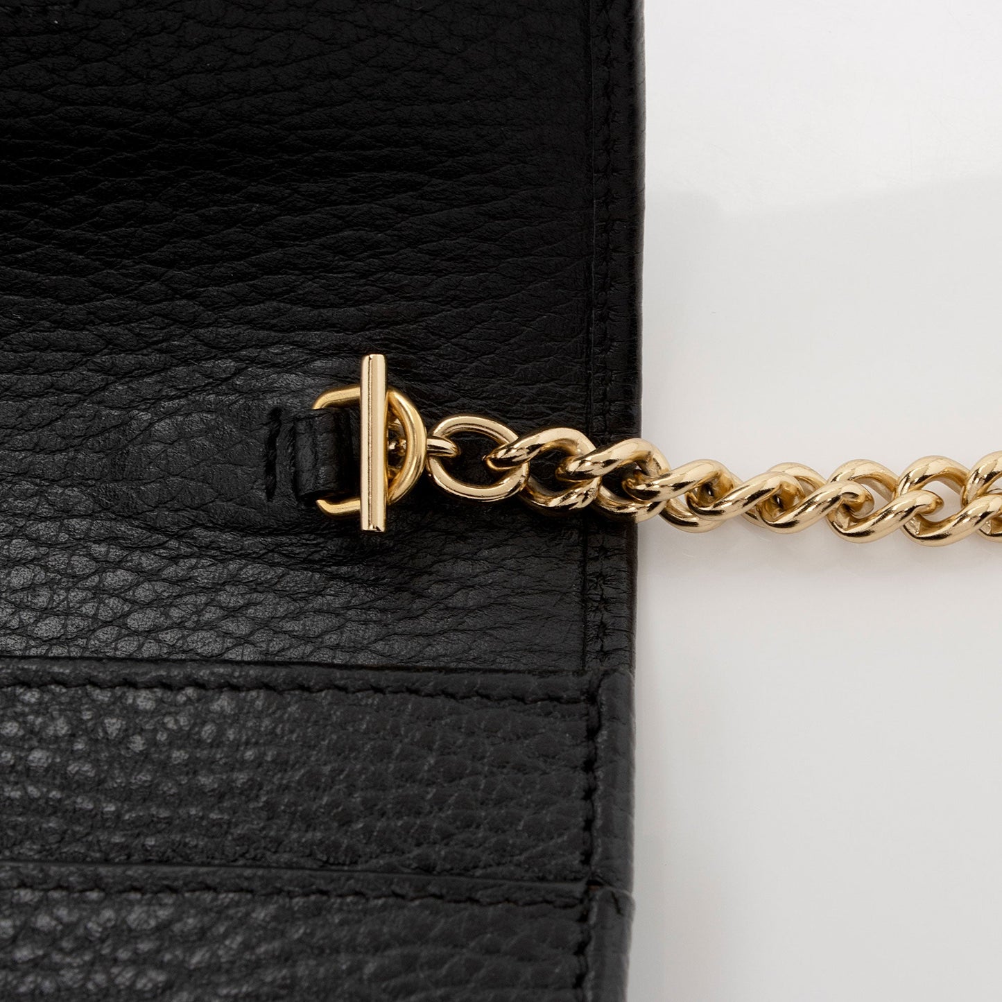 Gucci Leather GG Marmont Mini Chain Bag (SHF-x0poGV)