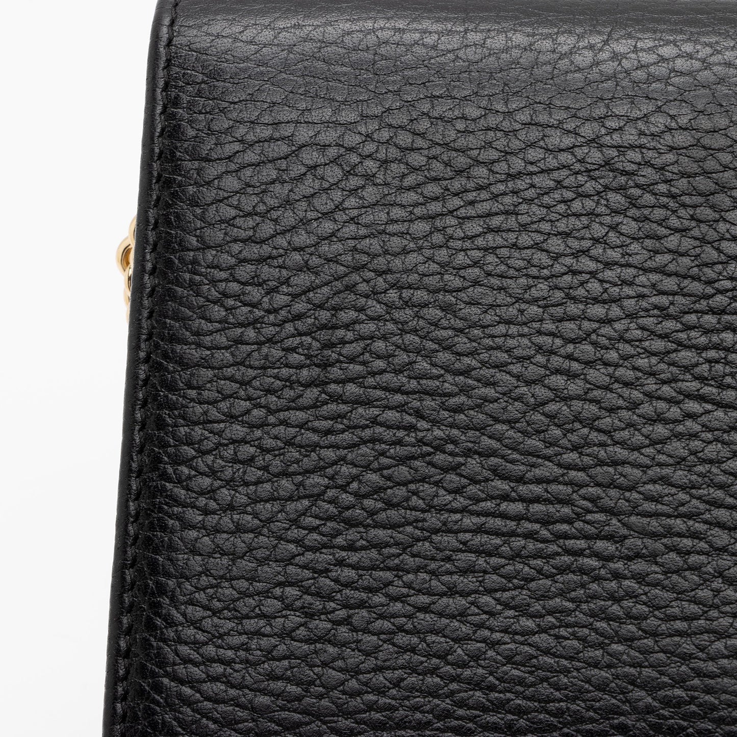 Gucci Leather GG Marmont Mini Chain Bag (SHF-x0poGV)