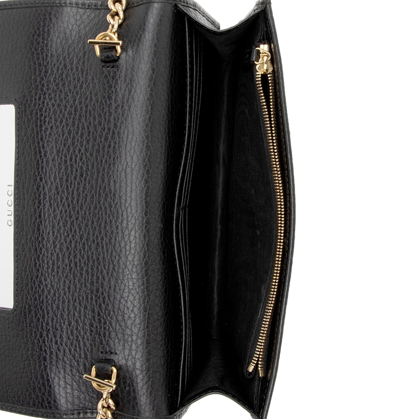 Gucci Leather GG Marmont Mini Chain Bag (SHF-x0poGV)