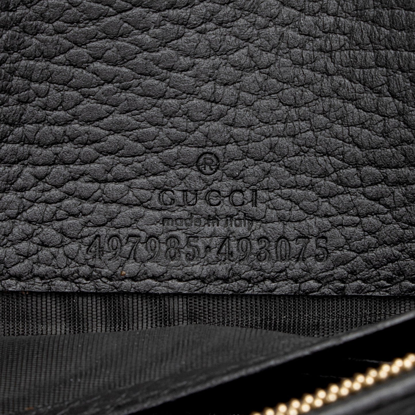 Gucci Leather GG Marmont Mini Chain Bag (SHF-x0poGV)