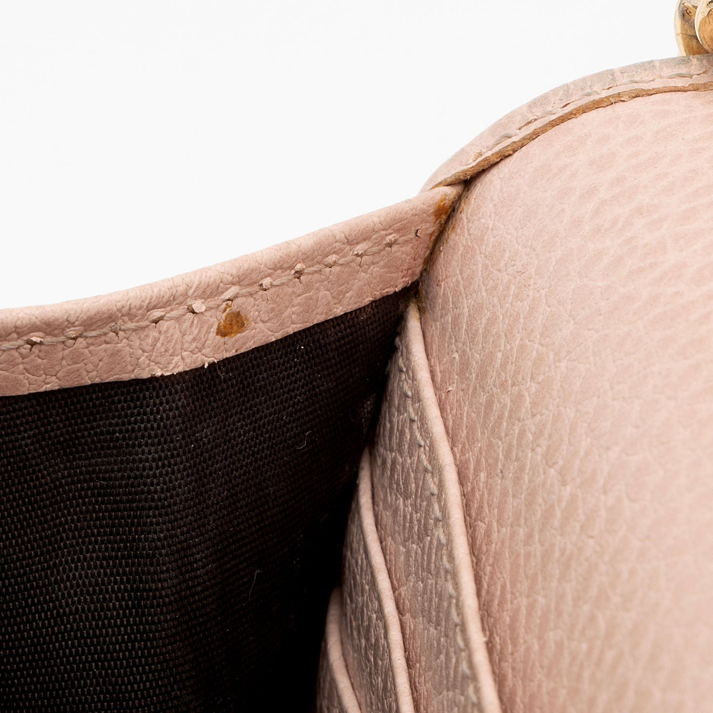 Gucci Leather GG Marmont Mini Chain Bag (SHF-bvCAjP)