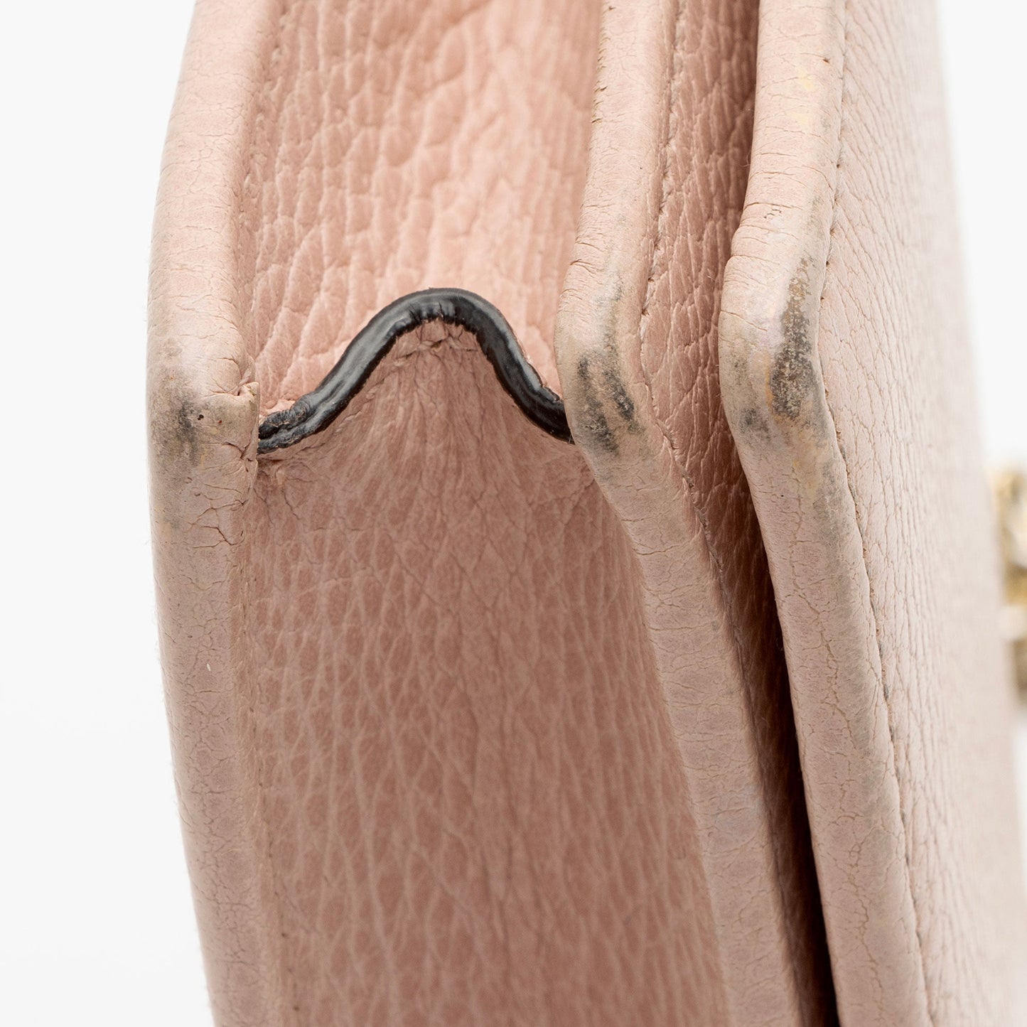 Gucci Leather GG Marmont Mini Chain Bag (SHF-bvCAjP)