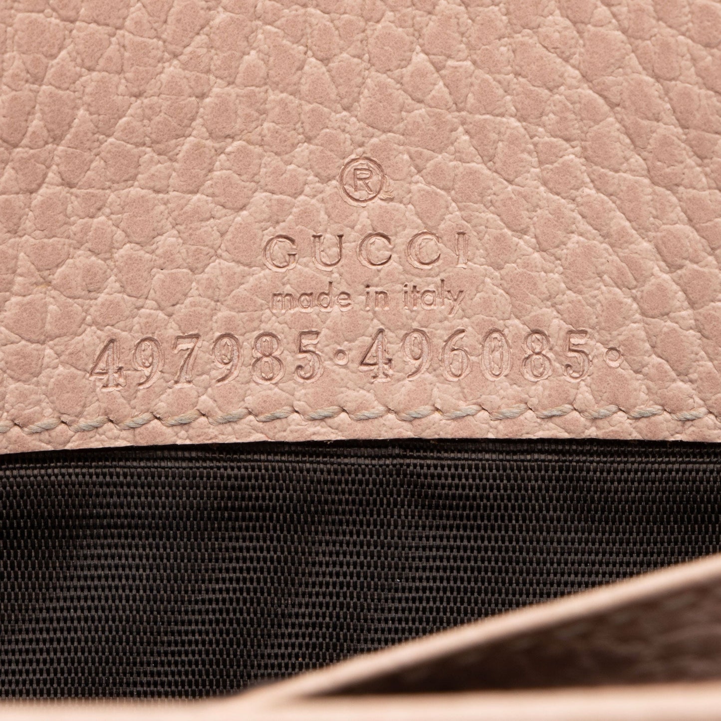Gucci Leather GG Marmont Mini Chain Bag (SHF-bvCAjP)