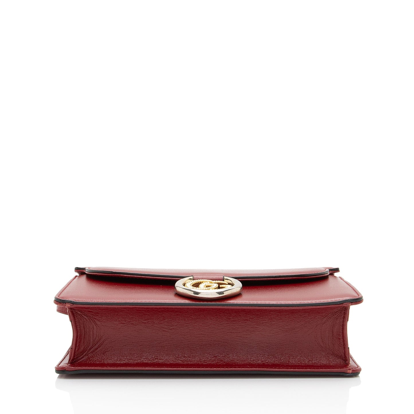 Gucci Leather GG Ring Shoulder Bag