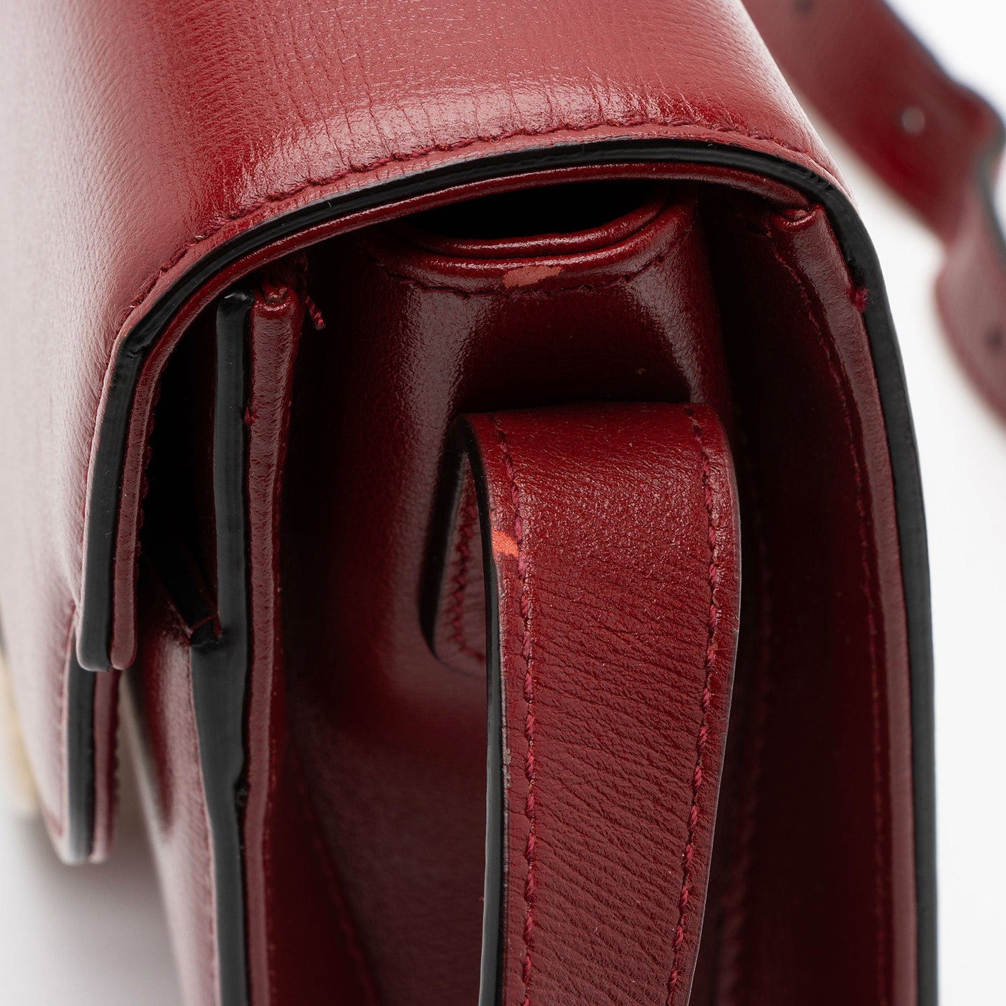 Gucci Leather GG Ring Shoulder Bag