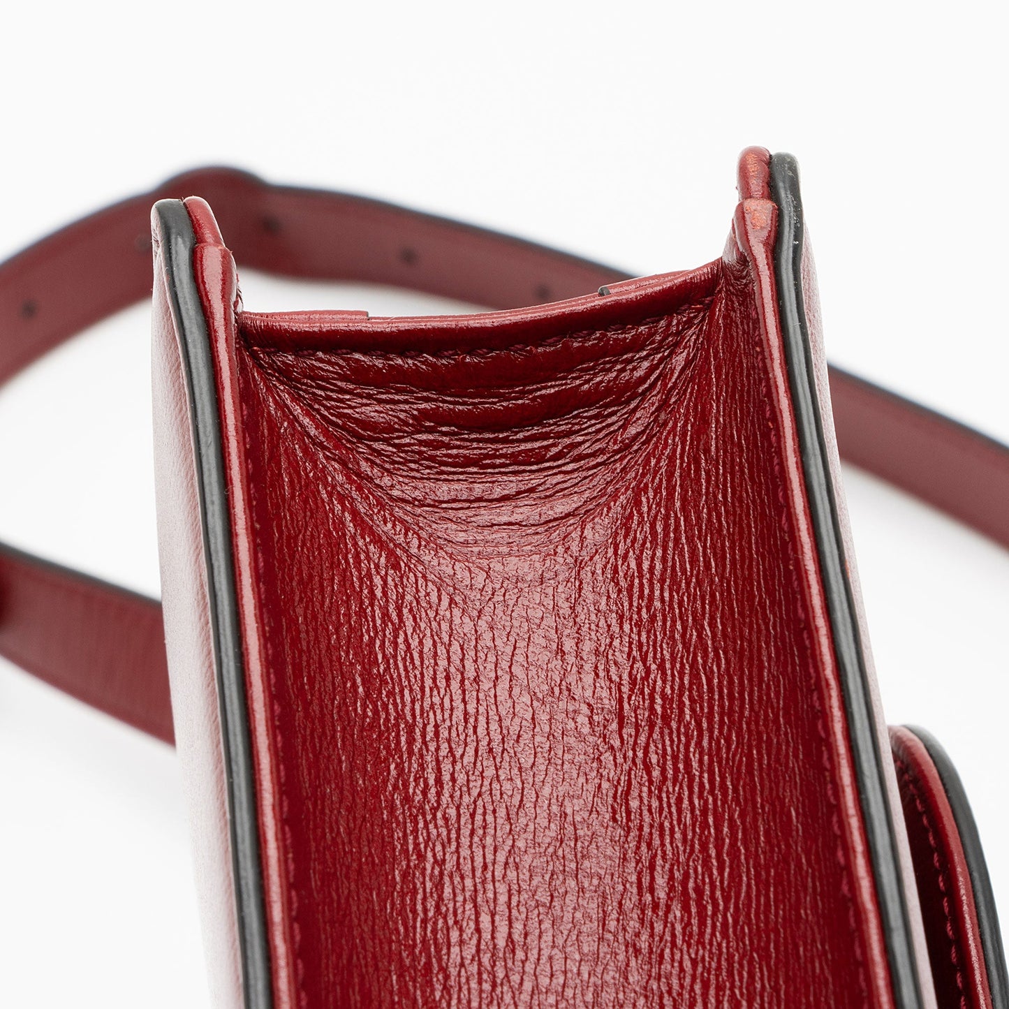 Gucci Leather GG Ring Shoulder Bag