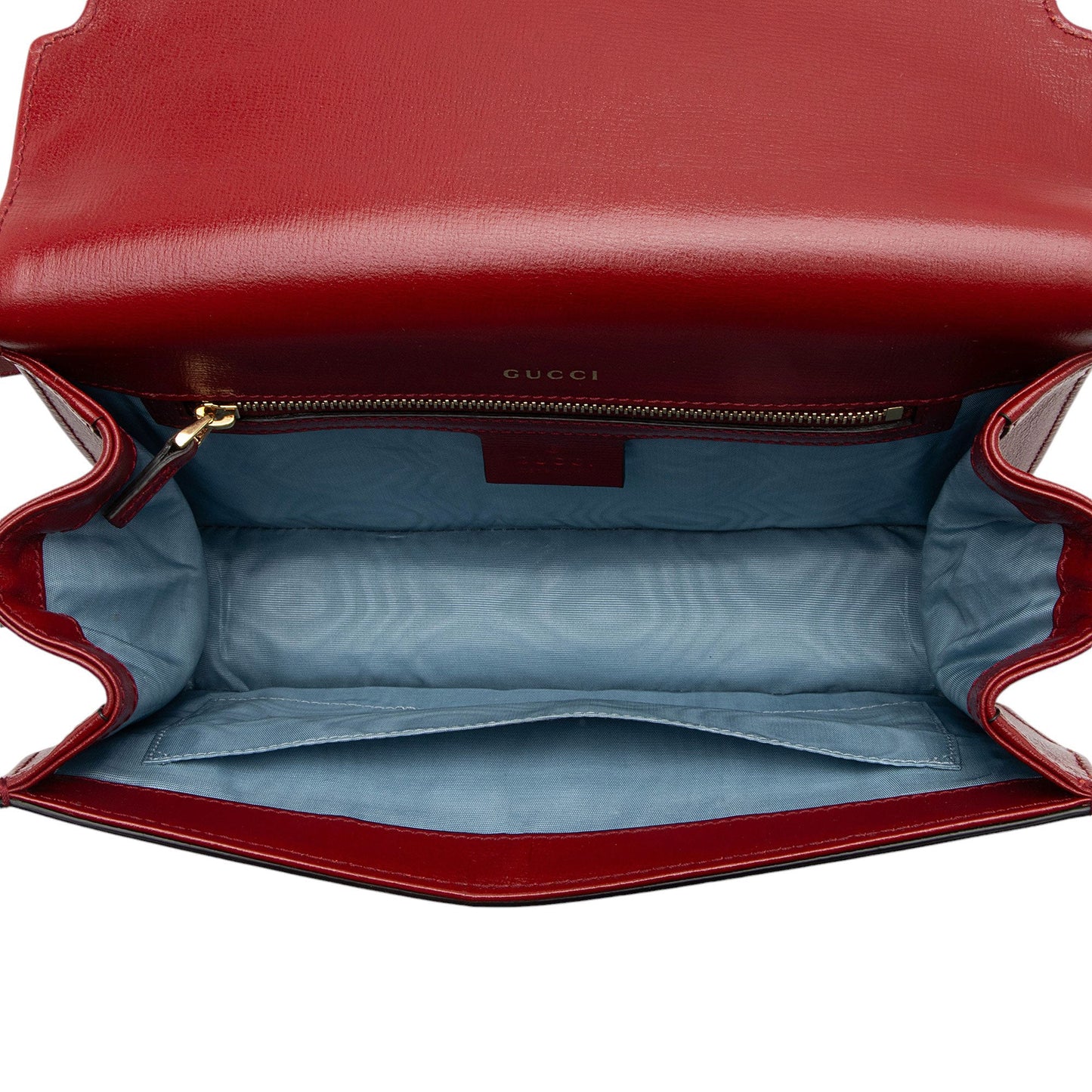 Gucci Leather GG Ring Shoulder Bag