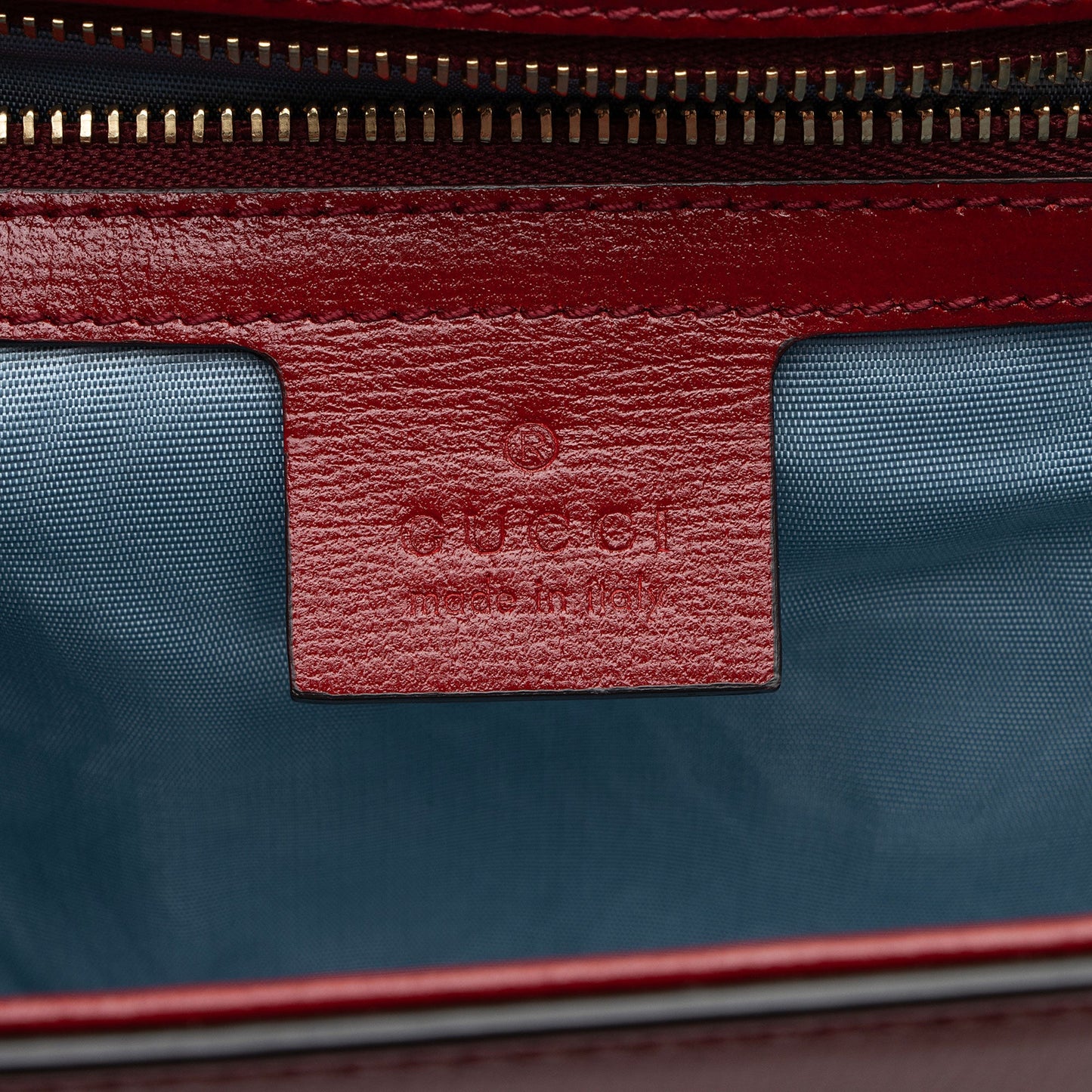 Gucci Leather GG Ring Shoulder Bag