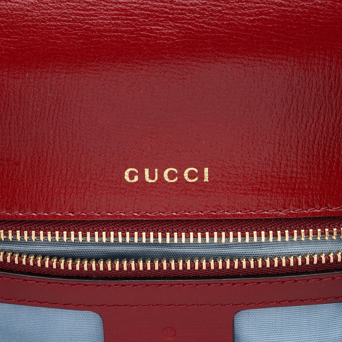 Gucci Leather GG Ring Shoulder Bag