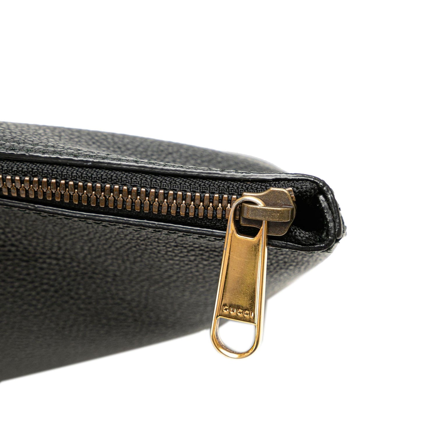Gucci Leather Gucci Logo Clutch Bag (SHG-0B9RCU)
