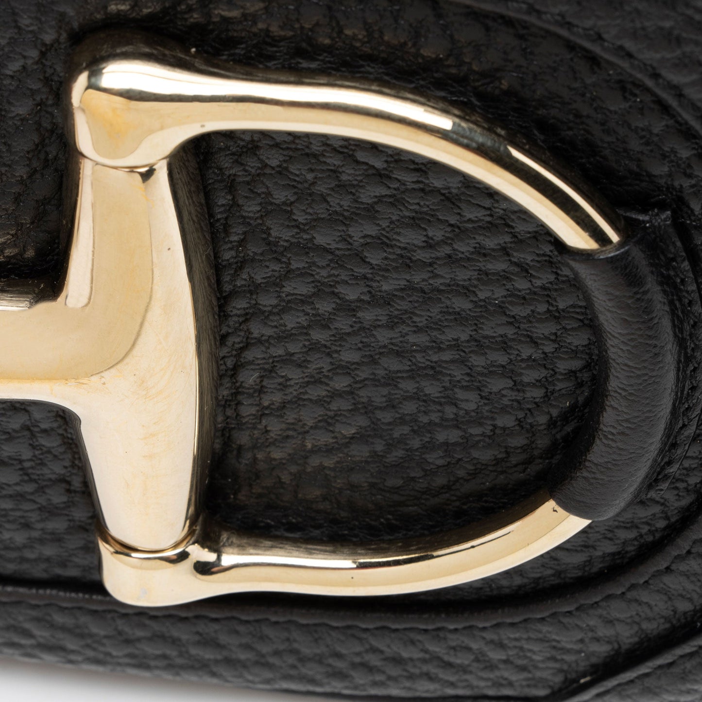 Gucci Leather Horsebit Hasler Mini Pochette