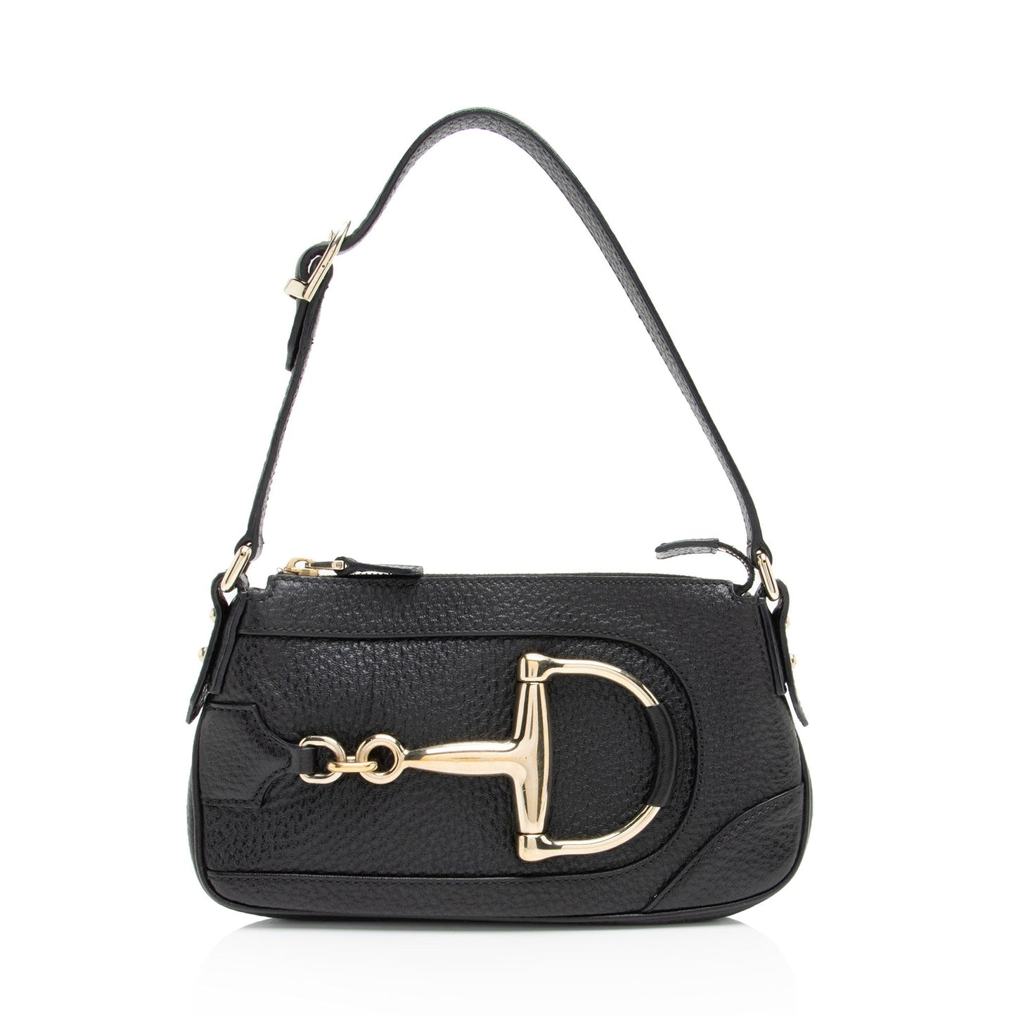 Gucci Leather Horsebit Hasler Mini Pochette