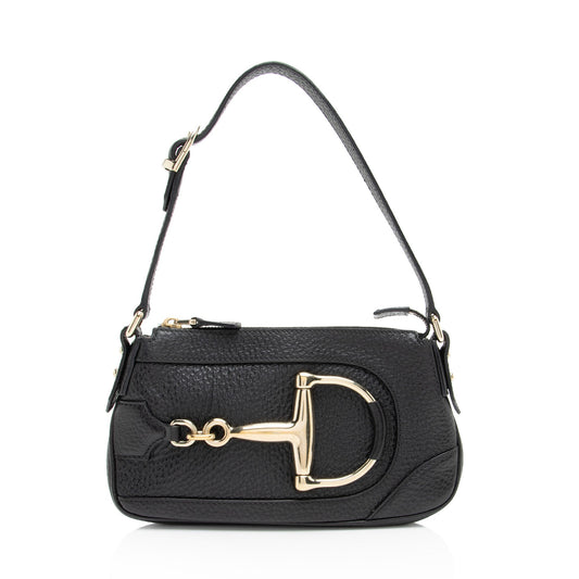 Gucci Leather Horsebit Hasler Mini Pochette