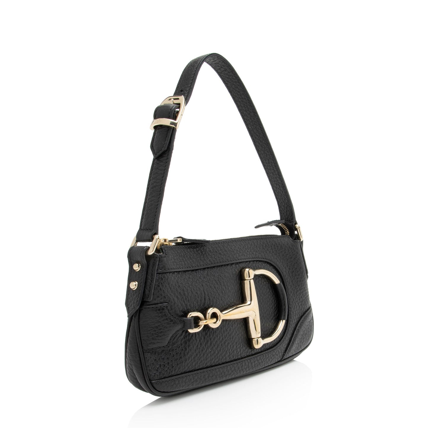 Gucci Leather Horsebit Hasler Mini Pochette