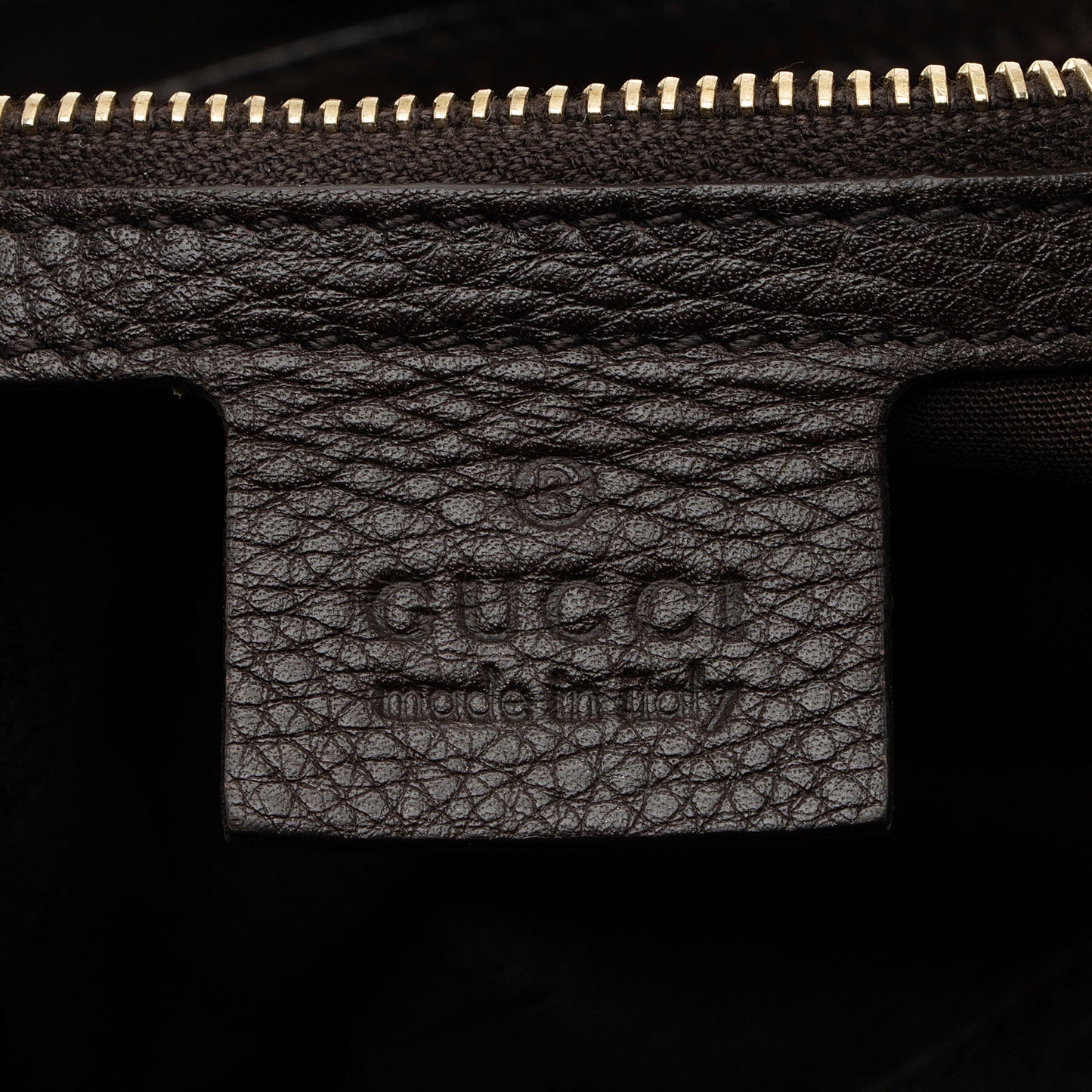 Gucci Leather Heritage Web Buckle Medium Satchel