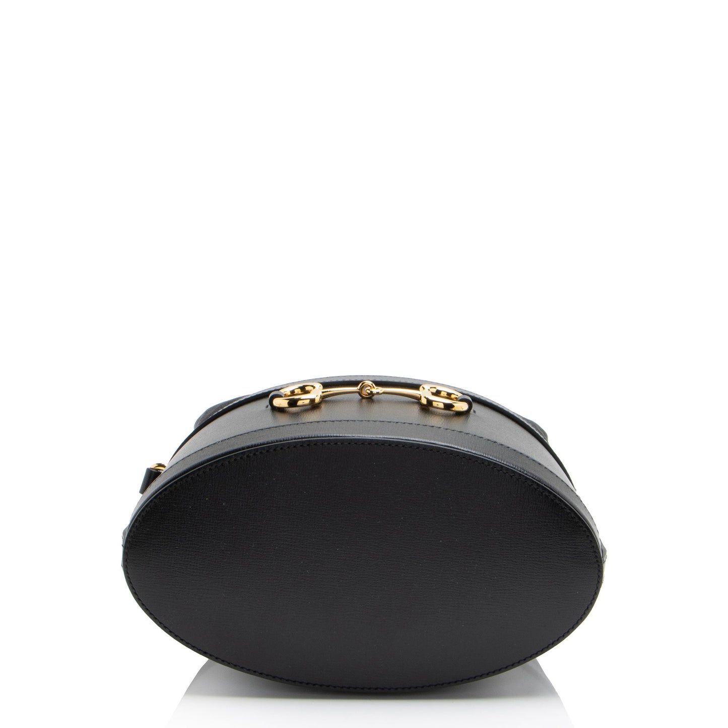 Gucci Leather Horsebit 1955 Drawstring Bucket Bag (SHF-LUUWQJ)