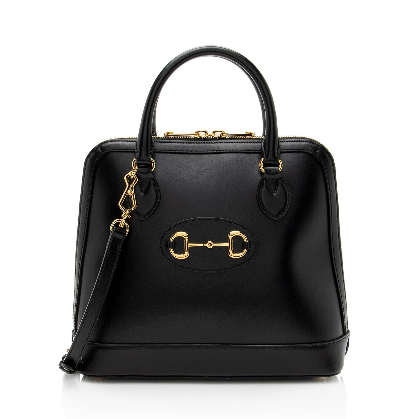 Gucci Leather Horsebit 1955 Medium Satchel