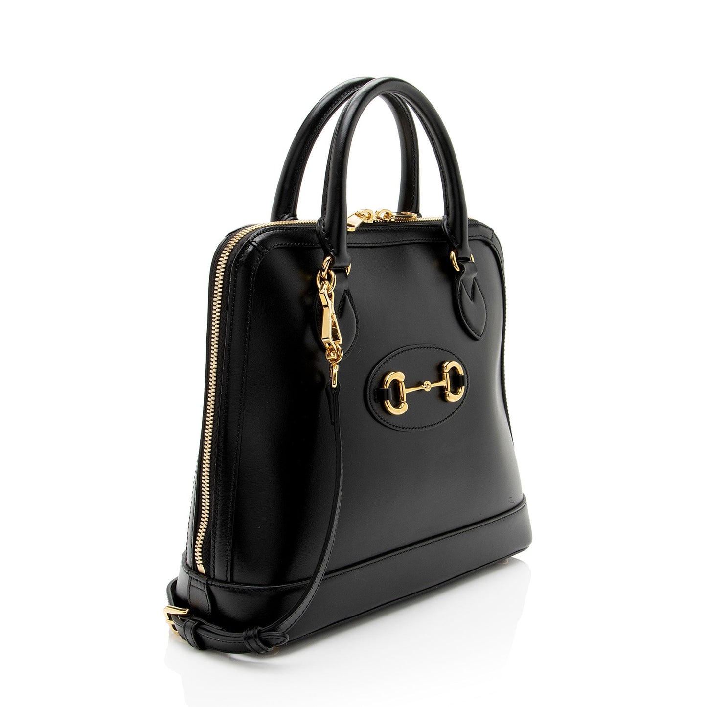 Gucci Leather Horsebit 1955 Medium Satchel