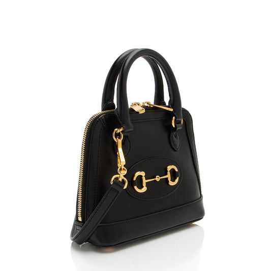 Gucci Leather Horsebit 1955 Mini Satchel