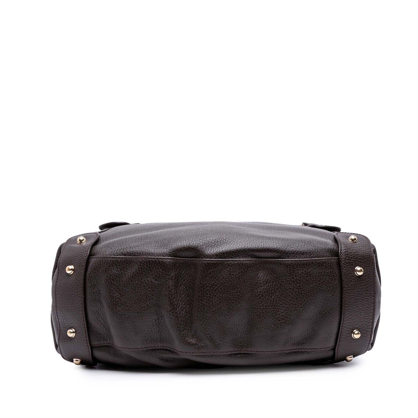 Gucci Leather Horsebit Pelham Shoulder Bag