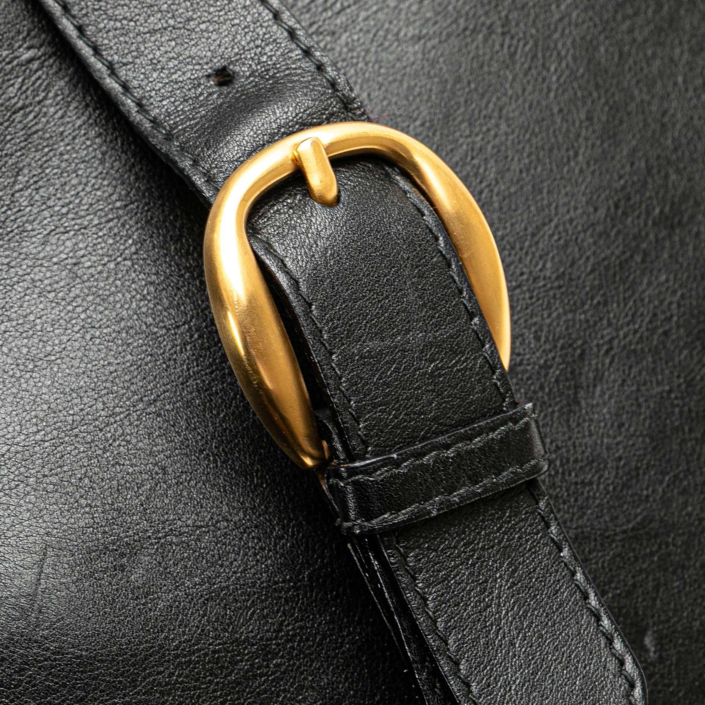 Gucci Leather Horsebit Sling Bag