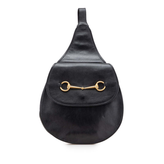 Gucci Leather Horsebit Sling Bag