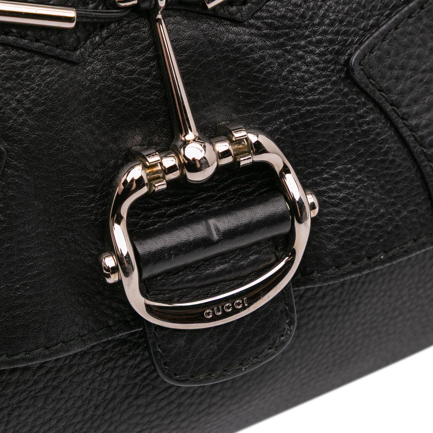 Gucci Leather Horsebit Techno Satchel