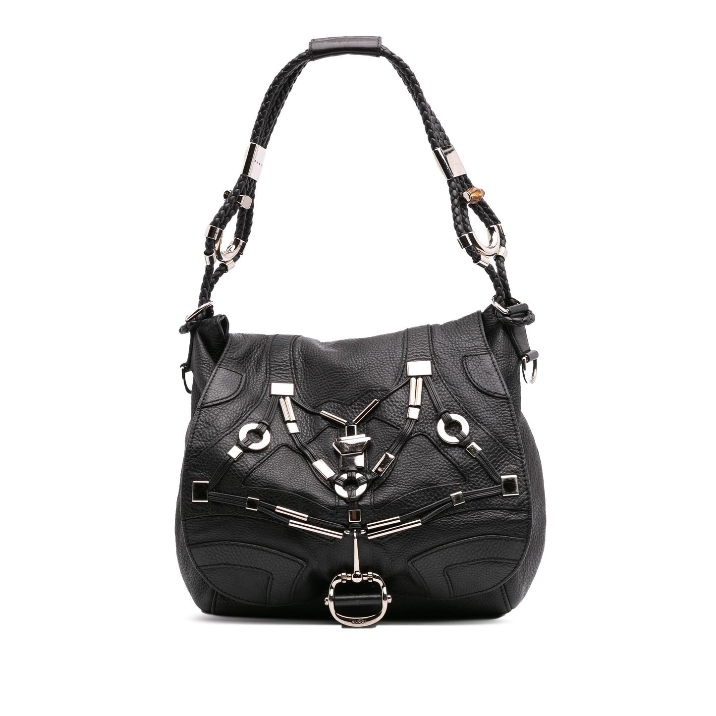 Gucci Leather Horsebit Techno Satchel